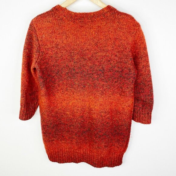 Madewell Wallace Sweater Womens XS Red Wool Alpaca Blend Rowboat Knit Pullover - Picture 3 of 4